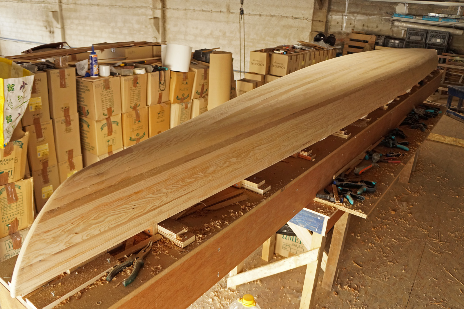 Strip build ξυλινο καγιακ κατασκευη στην Ελλαδα